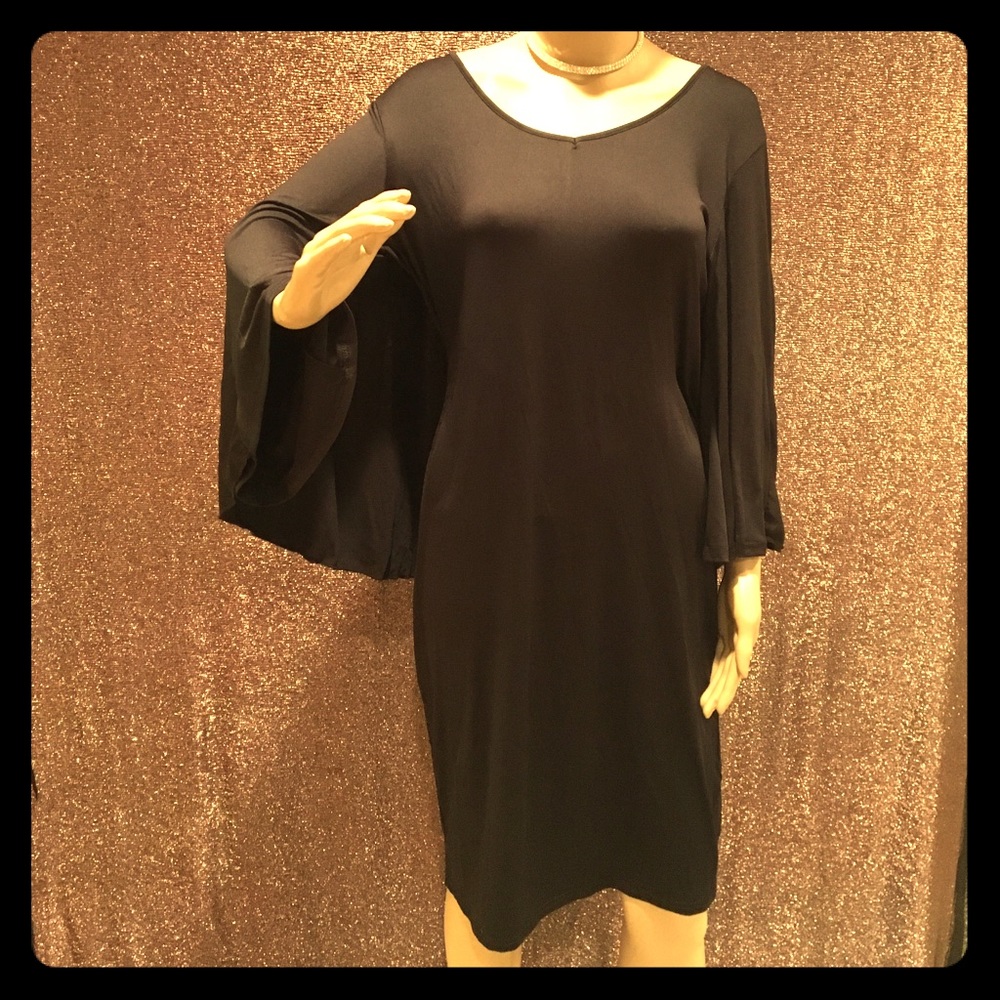 Black Cape dress